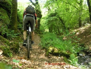  Ciclismo de montaña deportivo.